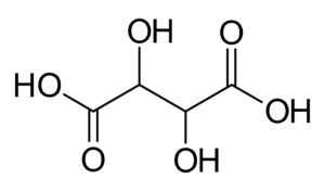 Weins&auml;ure Strukturformel